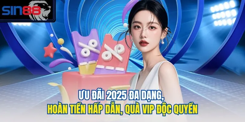 Ưu đãi 2025 đa dạng, hoàn tiền hấp dẫn, quà VIP độc quyền